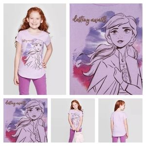 Disney Frozen Ana Destiny Awaits Tee XS (4/5) NWT